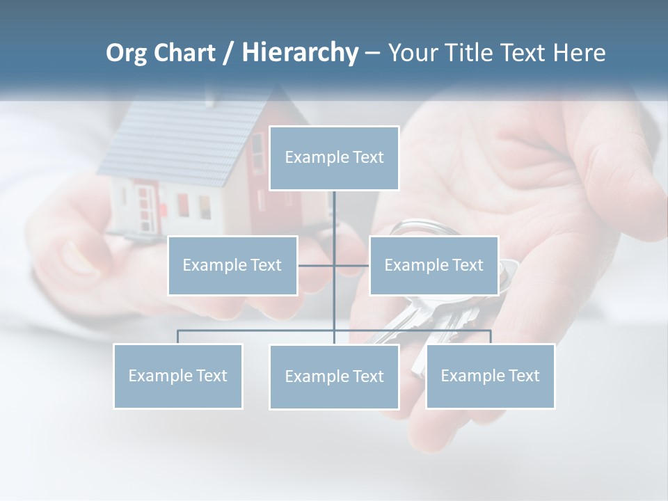 A Person Holding A House Key In Their Hands PowerPoint Template