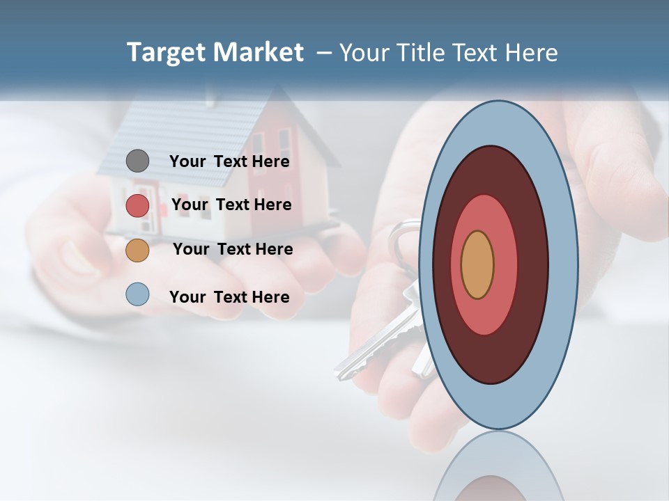 A Person Holding A House Key In Their Hands PowerPoint Template