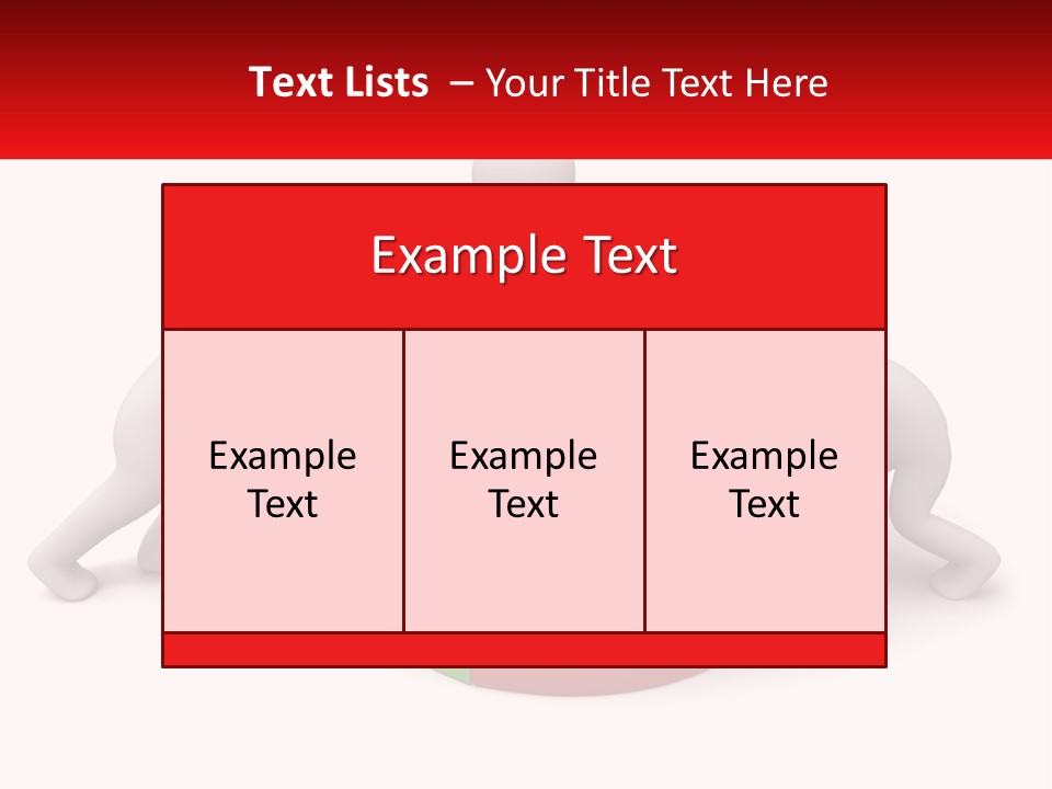 A Group Of People Standing Around A Pie Chart PowerPoint Template