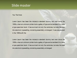 A Goat Standing Next To A Tree In A Field PowerPoint Template