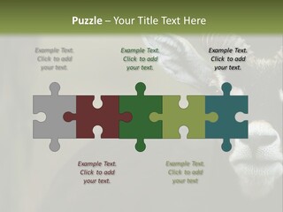 A Goat Standing Next To A Tree In A Field PowerPoint Template