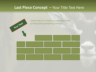 A Goat Standing Next To A Tree In A Field PowerPoint Template