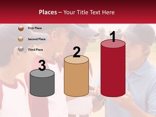 A Group Of Young Boys Standing Next To Each Other PowerPoint Template