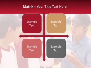 A Group Of Young Boys Standing Next To Each Other PowerPoint Template