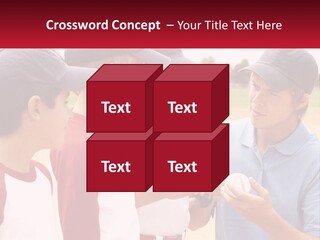 A Group Of Young Boys Standing Next To Each Other PowerPoint Template