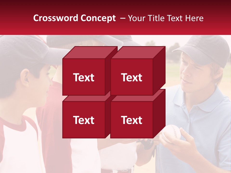 A Group Of Young Boys Standing Next To Each Other PowerPoint Template