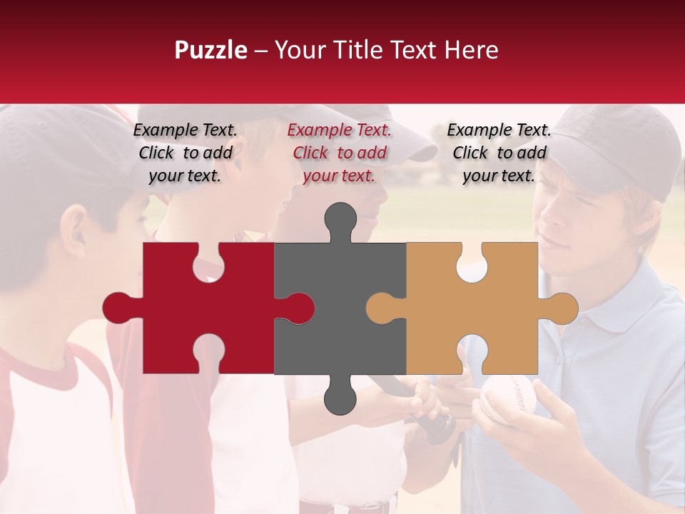 A Group Of Young Boys Standing Next To Each Other PowerPoint Template