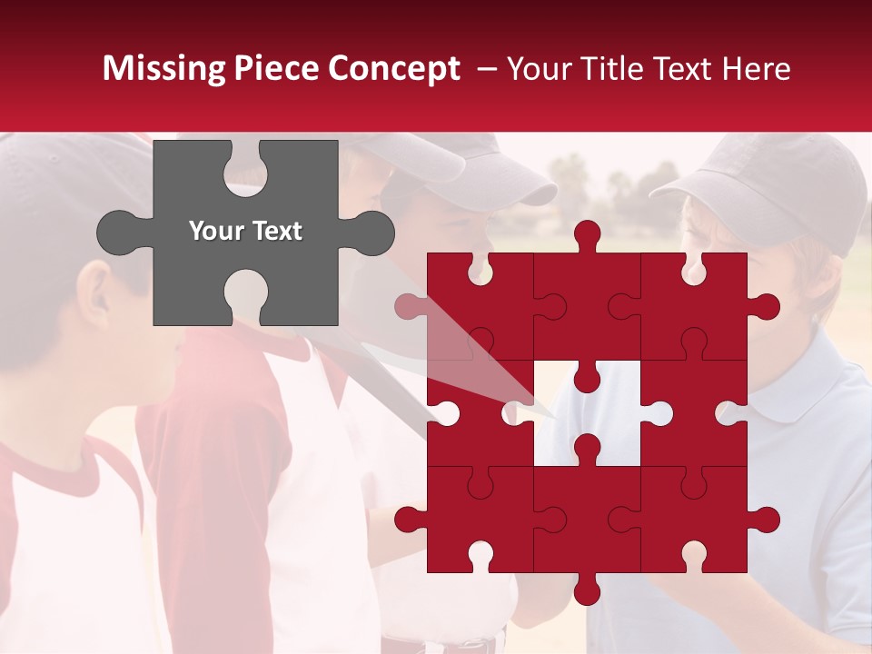 A Group Of Young Boys Standing Next To Each Other PowerPoint Template