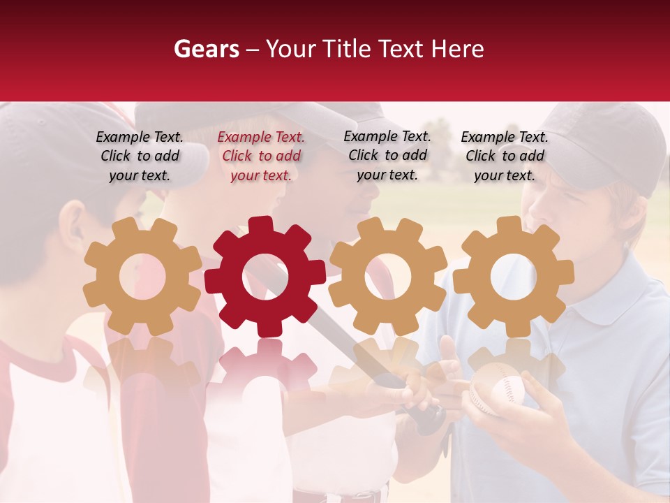 A Group Of Young Boys Standing Next To Each Other PowerPoint Template