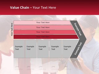A Group Of Young Boys Standing Next To Each Other PowerPoint Template