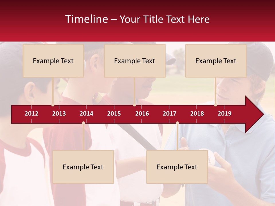A Group Of Young Boys Standing Next To Each Other PowerPoint Template