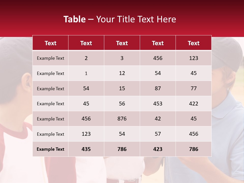 A Group Of Young Boys Standing Next To Each Other PowerPoint Template