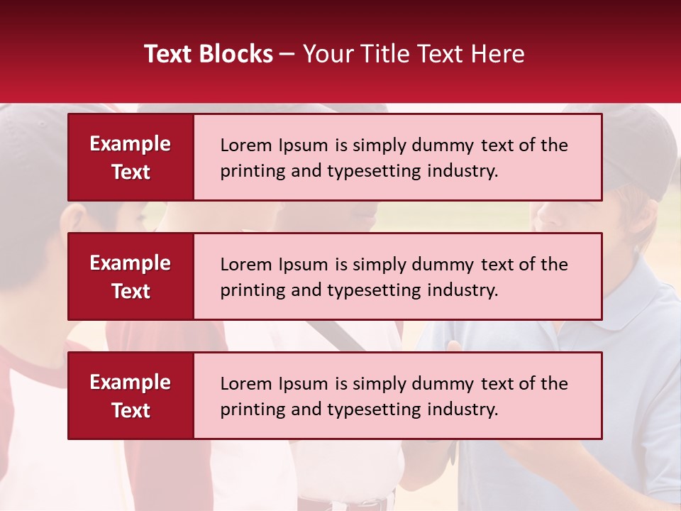 A Group Of Young Boys Standing Next To Each Other PowerPoint Template