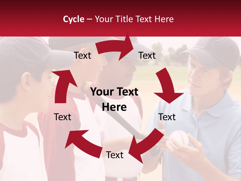 A Group Of Young Boys Standing Next To Each Other PowerPoint Template