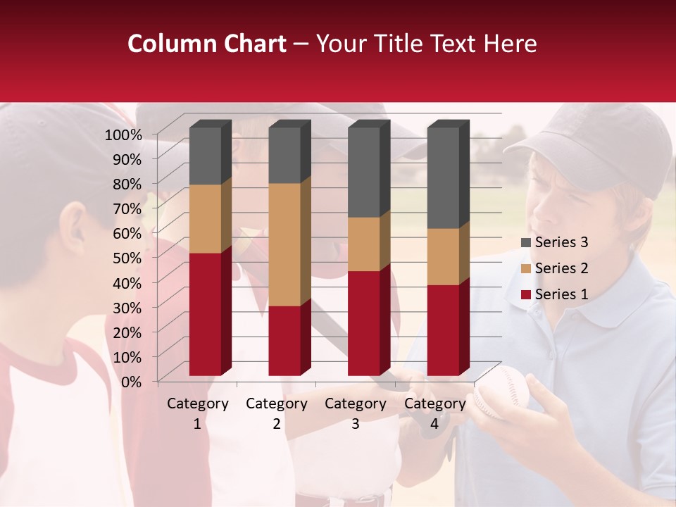 A Group Of Young Boys Standing Next To Each Other PowerPoint Template