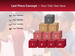 A Group Of Young Boys Standing Next To Each Other PowerPoint Template