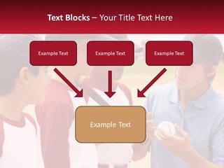 A Group Of Young Boys Standing Next To Each Other PowerPoint Template