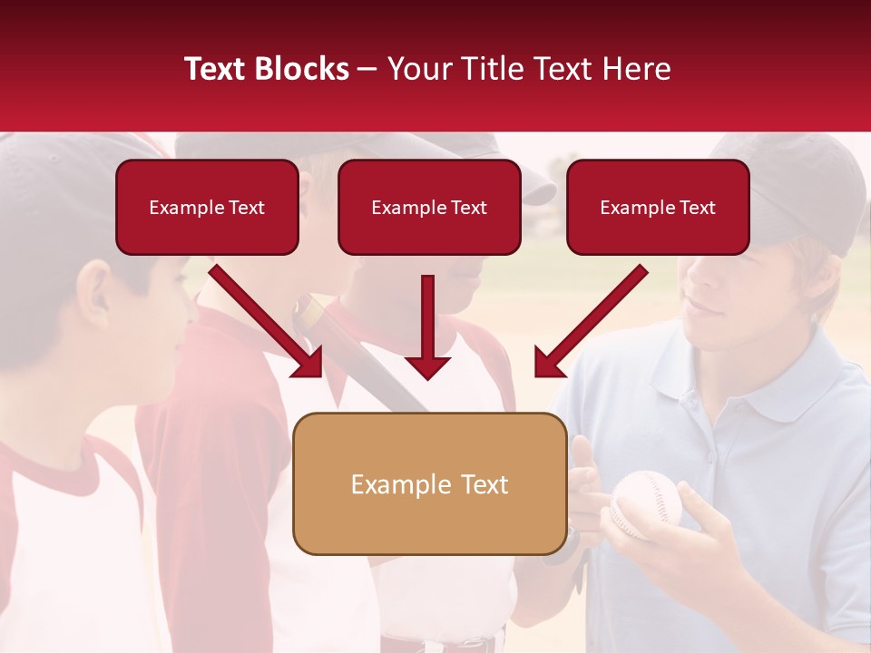 A Group Of Young Boys Standing Next To Each Other PowerPoint Template