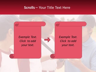 A Group Of Young Boys Standing Next To Each Other PowerPoint Template