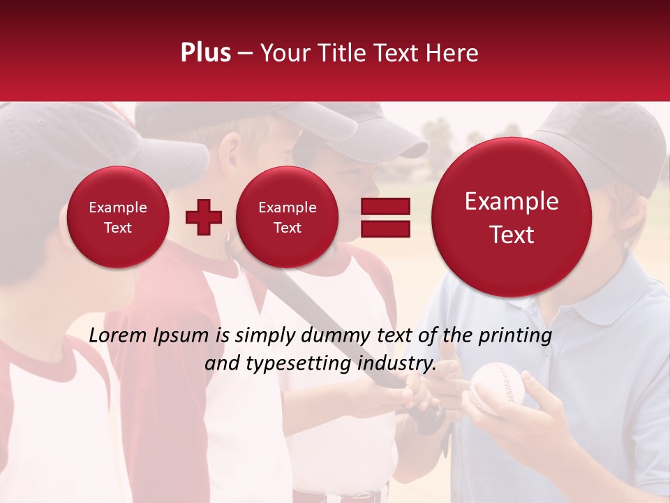 A Group Of Young Boys Standing Next To Each Other PowerPoint Template