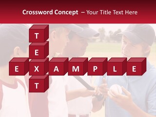 A Group Of Young Boys Standing Next To Each Other PowerPoint Template