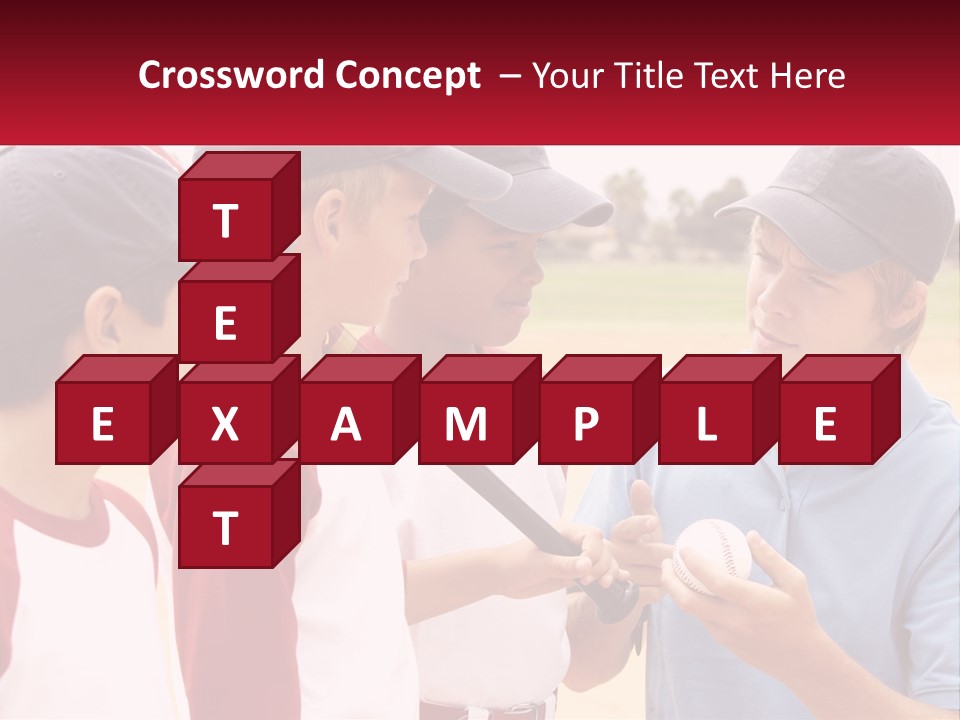 A Group Of Young Boys Standing Next To Each Other PowerPoint Template