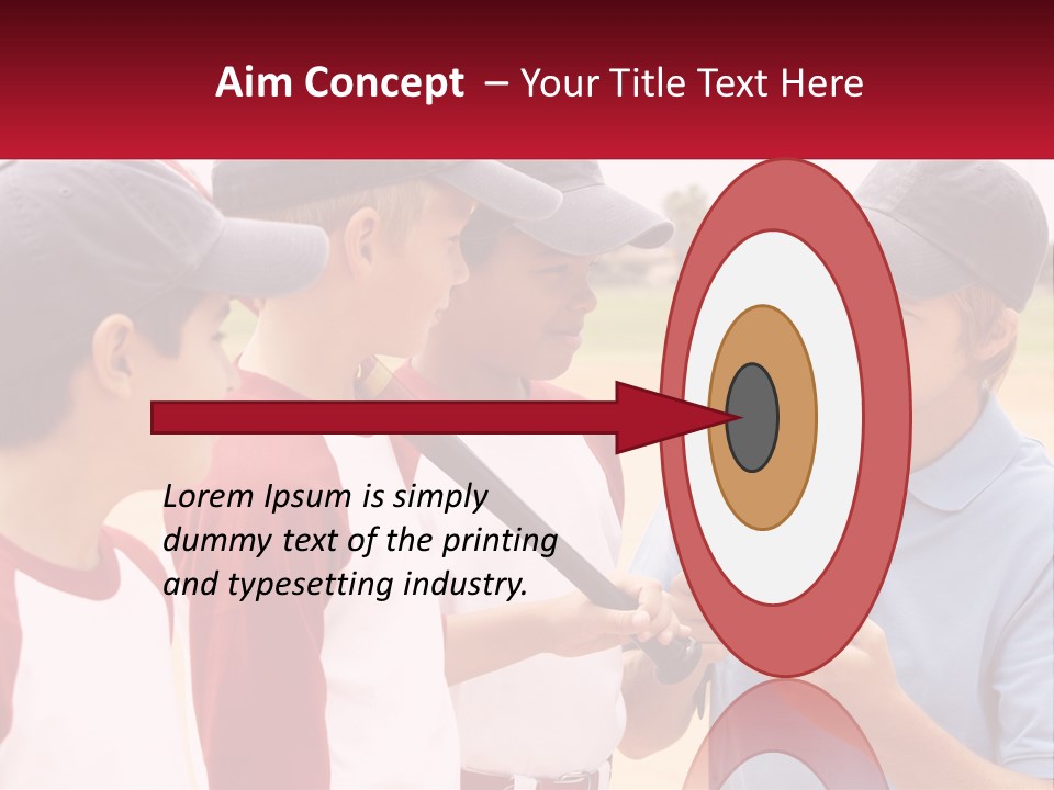 A Group Of Young Boys Standing Next To Each Other PowerPoint Template