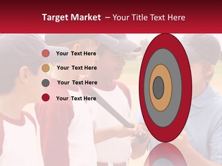 A Group Of Young Boys Standing Next To Each Other PowerPoint Template