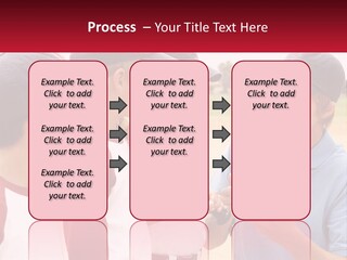 A Group Of Young Boys Standing Next To Each Other PowerPoint Template
