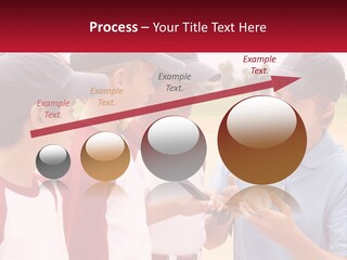 A Group Of Young Boys Standing Next To Each Other PowerPoint Template