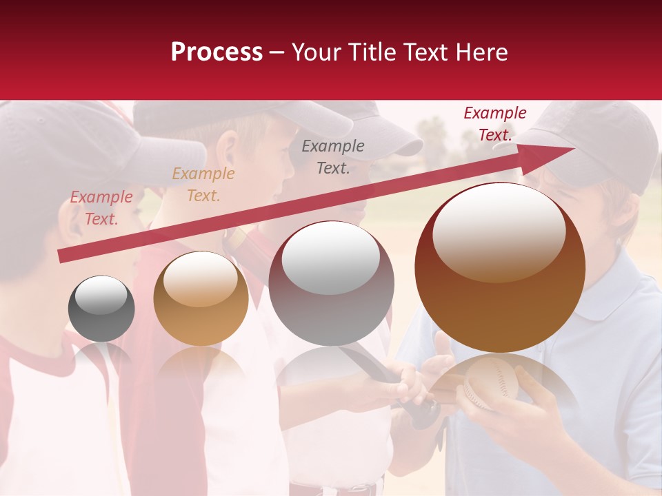 A Group Of Young Boys Standing Next To Each Other PowerPoint Template