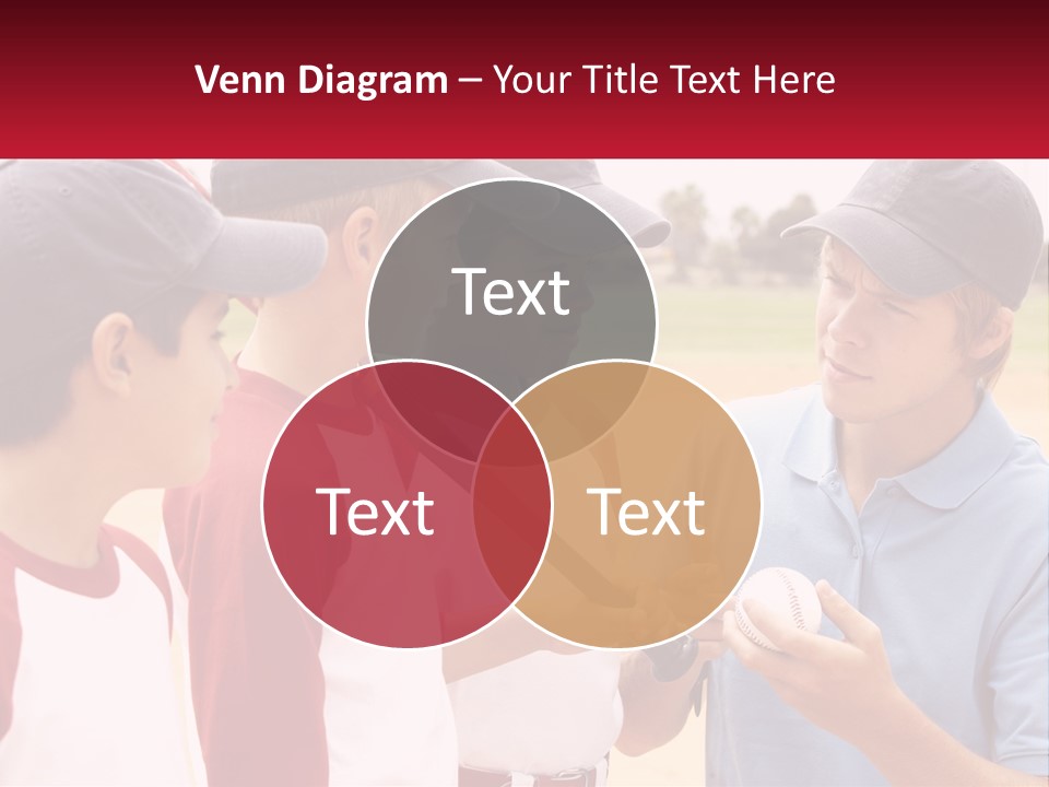 A Group Of Young Boys Standing Next To Each Other PowerPoint Template