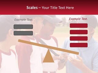 A Group Of Young Boys Standing Next To Each Other PowerPoint Template