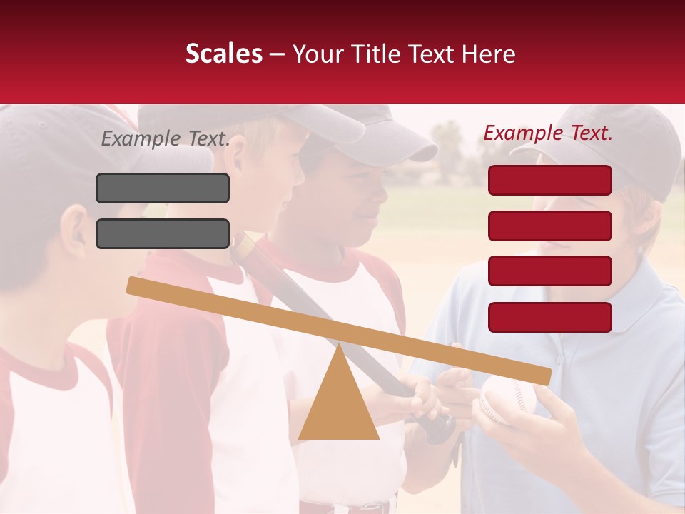A Group Of Young Boys Standing Next To Each Other PowerPoint Template