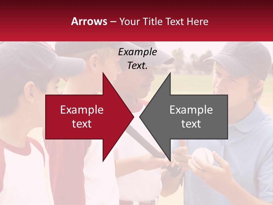 A Group Of Young Boys Standing Next To Each Other PowerPoint Template