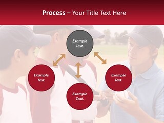 A Group Of Young Boys Standing Next To Each Other PowerPoint Template