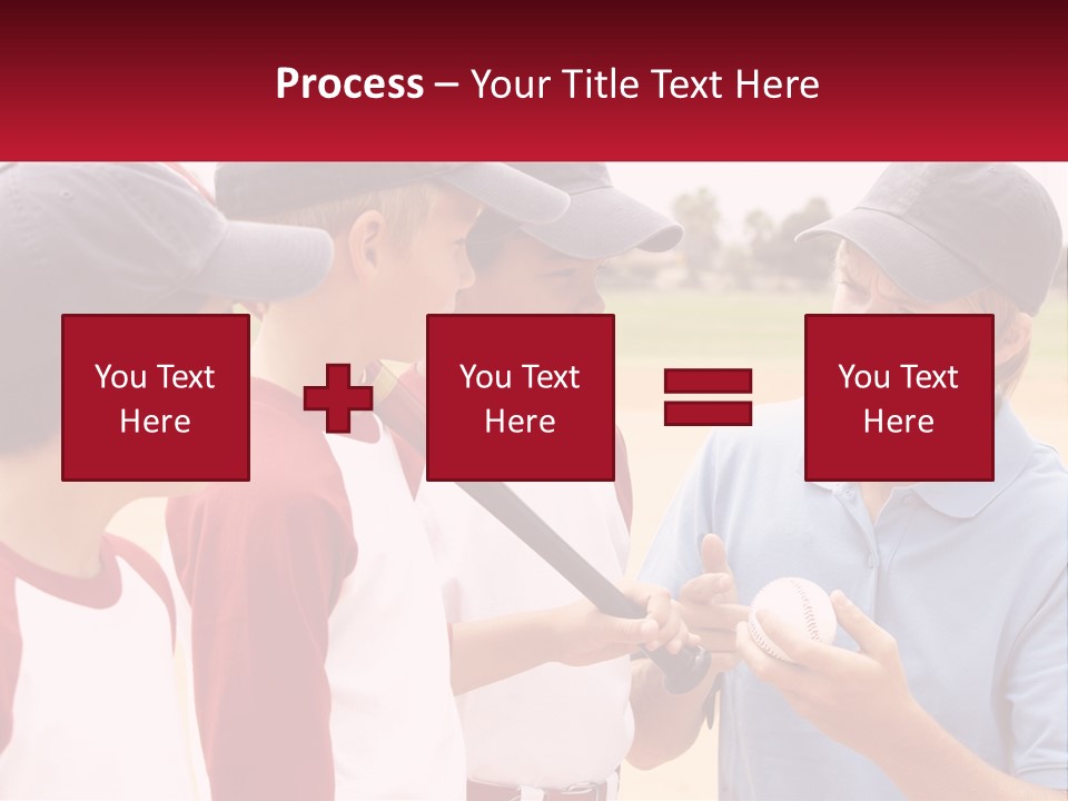 A Group Of Young Boys Standing Next To Each Other PowerPoint Template