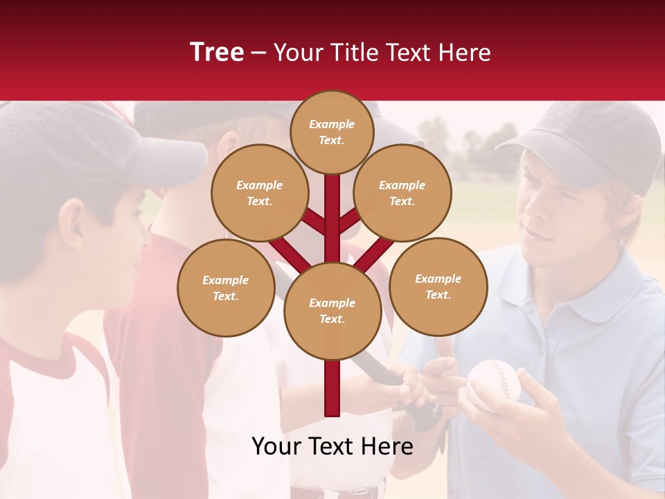 A Group Of Young Boys Standing Next To Each Other PowerPoint Template