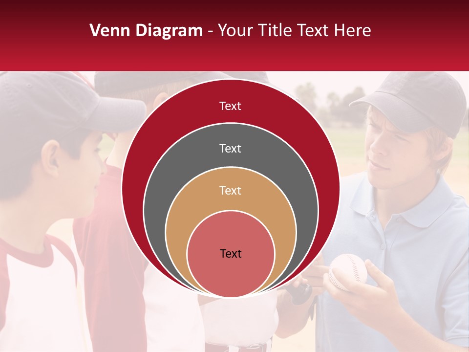 A Group Of Young Boys Standing Next To Each Other PowerPoint Template