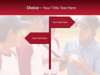 A Group Of Young Boys Standing Next To Each Other PowerPoint Template