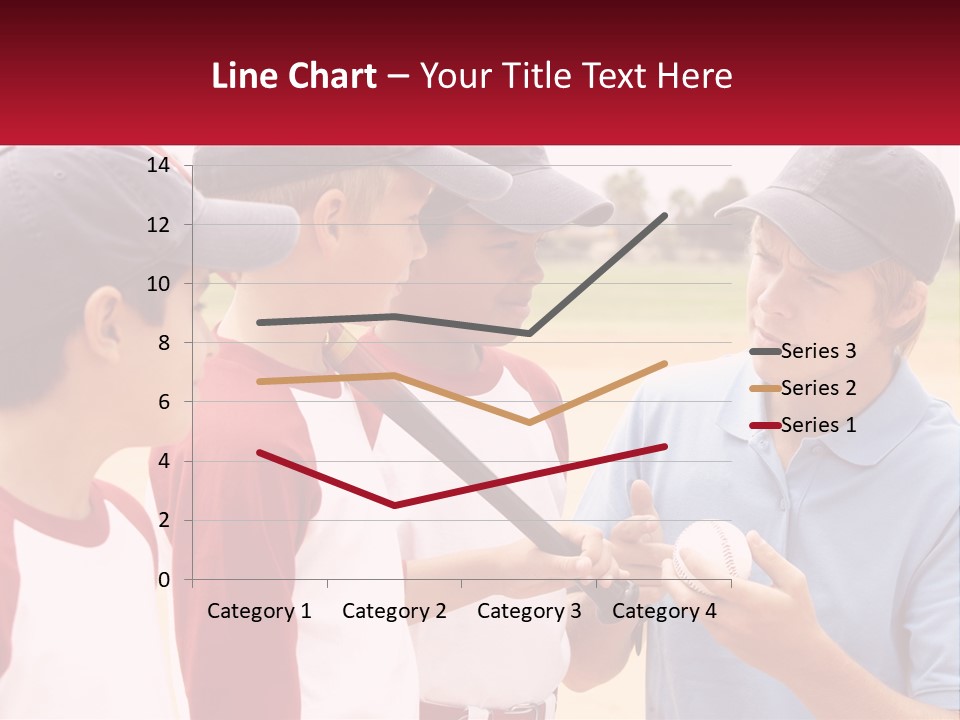 A Group Of Young Boys Standing Next To Each Other PowerPoint Template