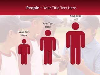 A Group Of Young Boys Standing Next To Each Other PowerPoint Template