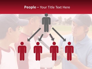 A Group Of Young Boys Standing Next To Each Other PowerPoint Template