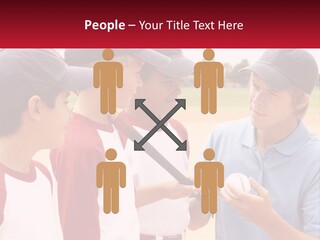 A Group Of Young Boys Standing Next To Each Other PowerPoint Template