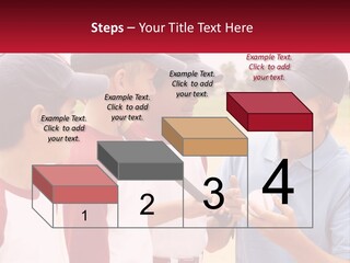 A Group Of Young Boys Standing Next To Each Other PowerPoint Template