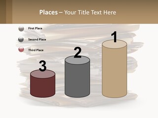 A Stack Of Files With A Business Card On Top Of It PowerPoint Template