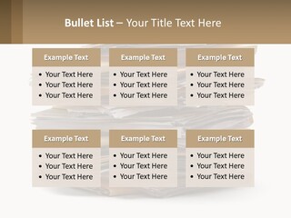 A Stack Of Files With A Business Card On Top Of It PowerPoint Template