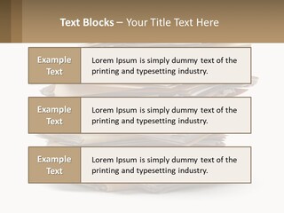 A Stack Of Files With A Business Card On Top Of It PowerPoint Template