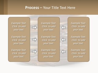 A Stack Of Files With A Business Card On Top Of It PowerPoint Template