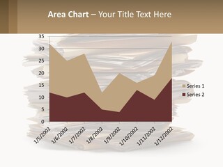 A Stack Of Files With A Business Card On Top Of It PowerPoint Template